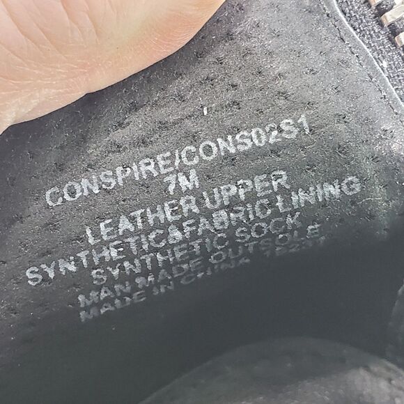 Sz 7 Steve Madden Conspire Booties Black Studs Studded Leather Ankle Boots - Picture 11 of 11